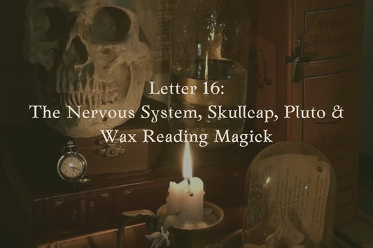 Letter 16: The Nervous System, Skullcap, Pluto, & Wax Reading Magick