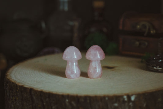 Rose Quartz Mushroom